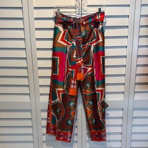 Zara Multicolor Wide Leg Pants